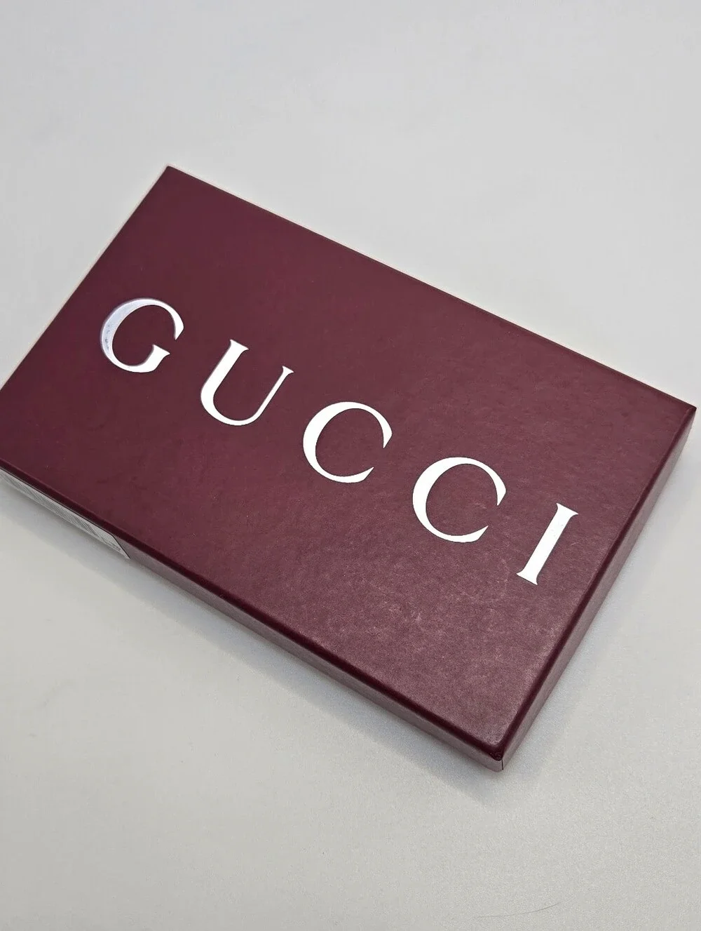 #178 - Gucci Accessory  Panda Shape 821890 Leather Bag/Key Charm - NWT